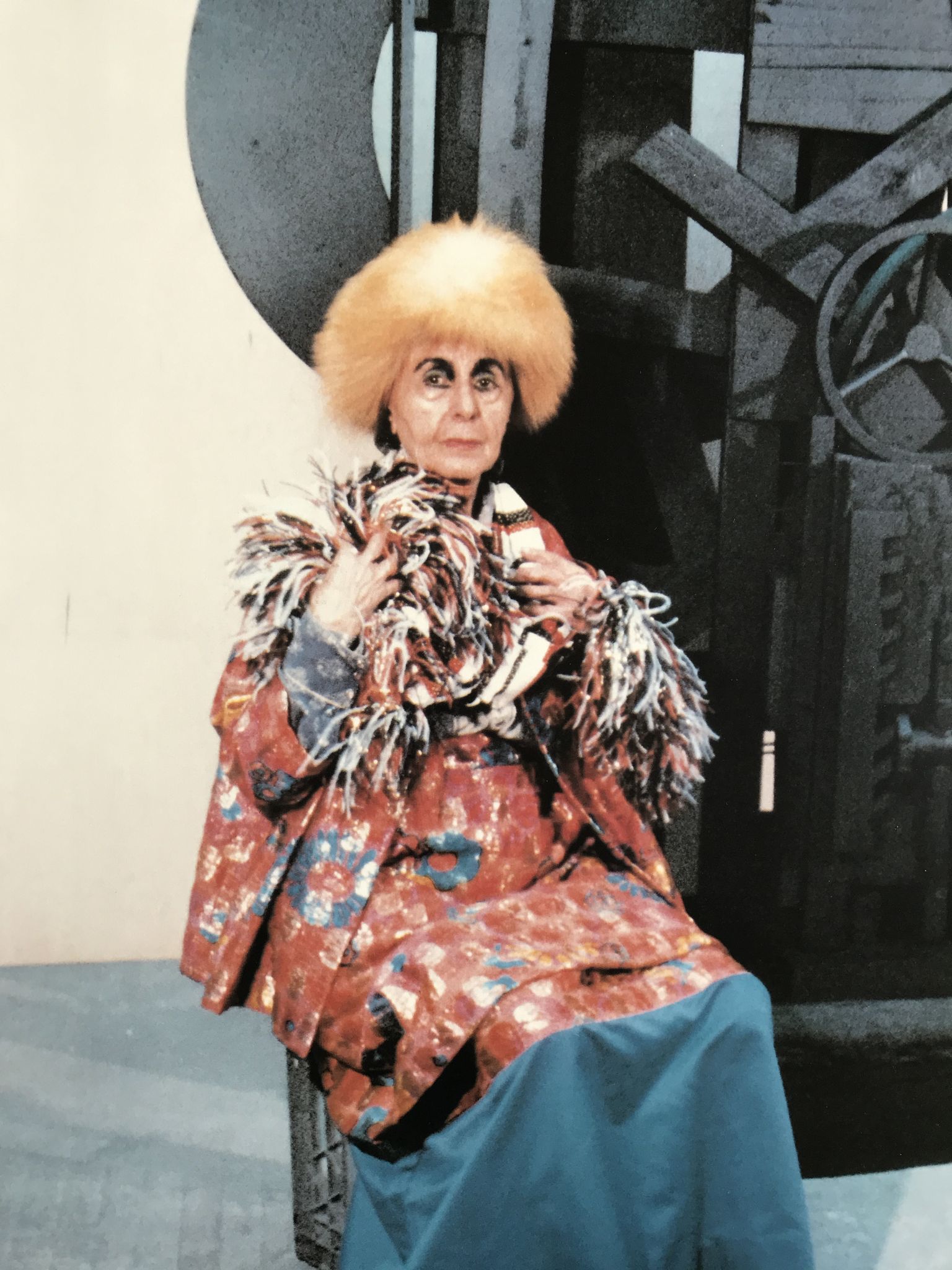 Exhibition poster of Louise Nevelson at the Galerie Claude Bernard, 1986