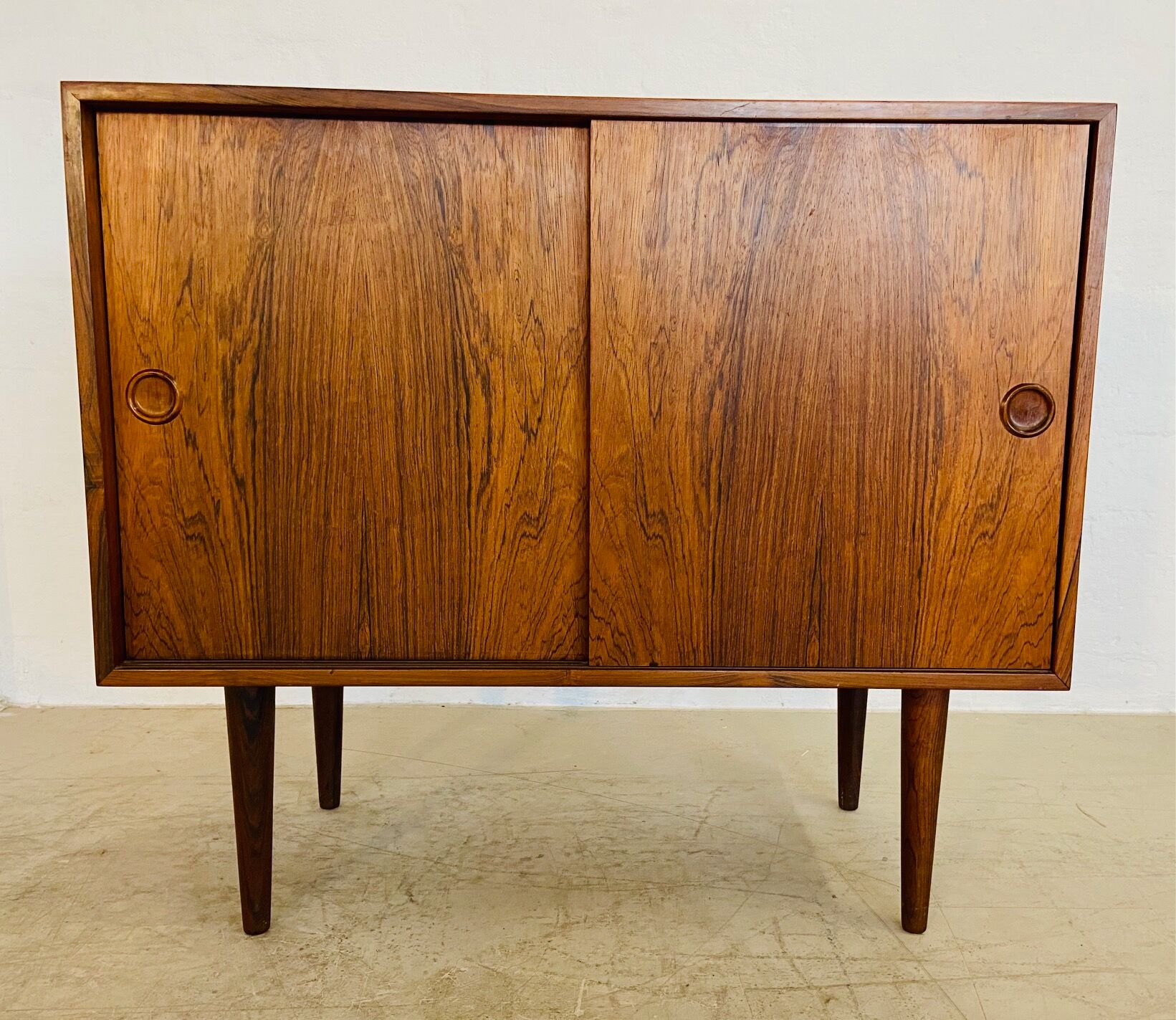 Vintage Danish mid-century rosewood chest of drawers 1960s
