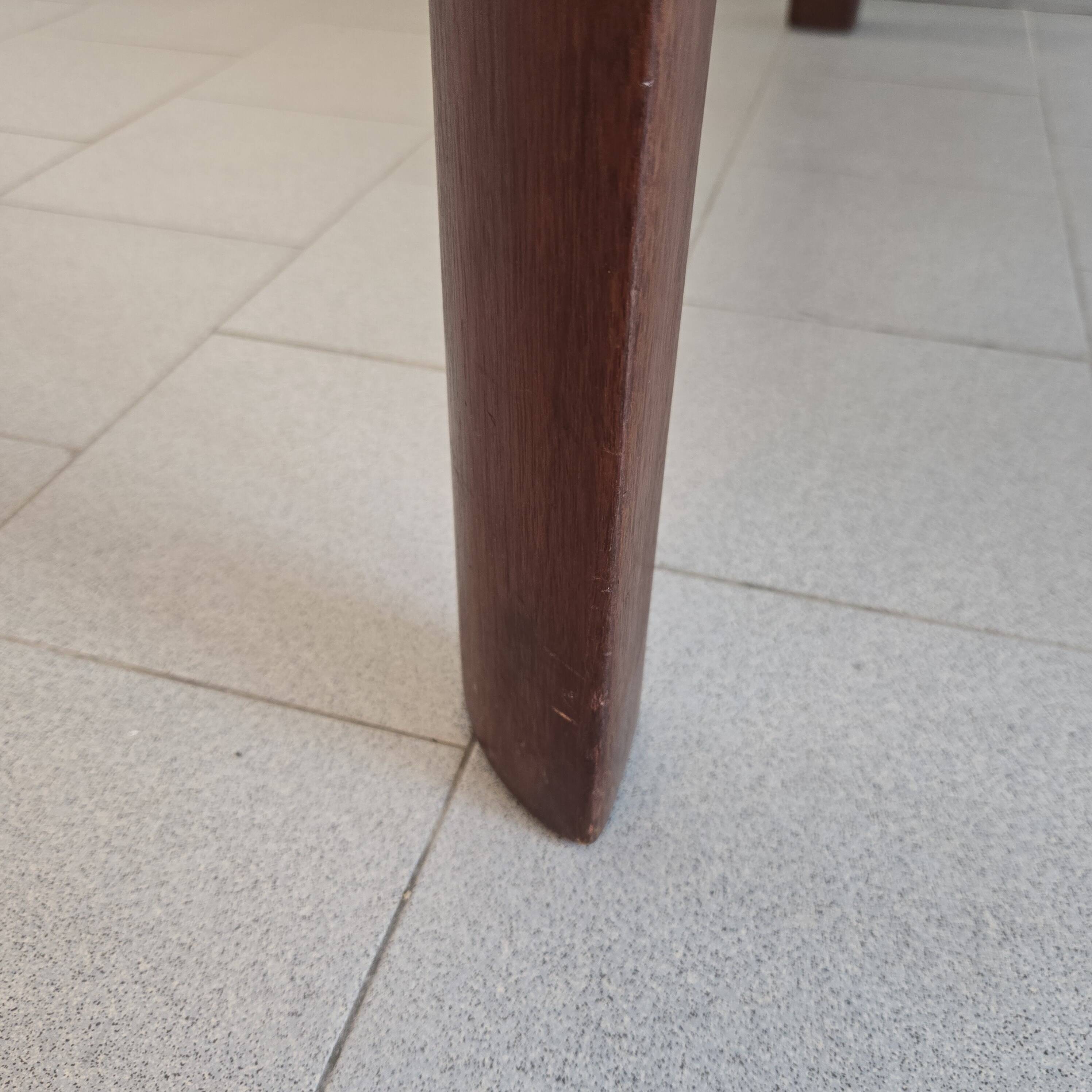 1960s Scandinavian coffee table in teak and schist