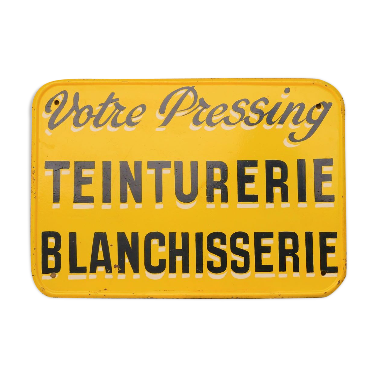 Vintage enamel plate