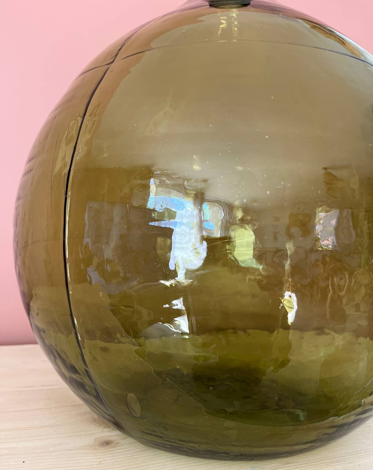 Olive green demijohn 30L