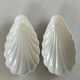 Set of 2 small Pillivuyt porcelain dishes – C-shaped bowls