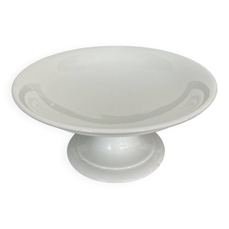 Late 19th century white porcelain compotier diam 21.5cm