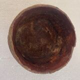 Spherical terracotta two-tone degreasing limestone XXth Africa