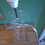 80s plexiglass lamp