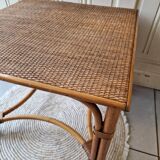 Rattan coffee table