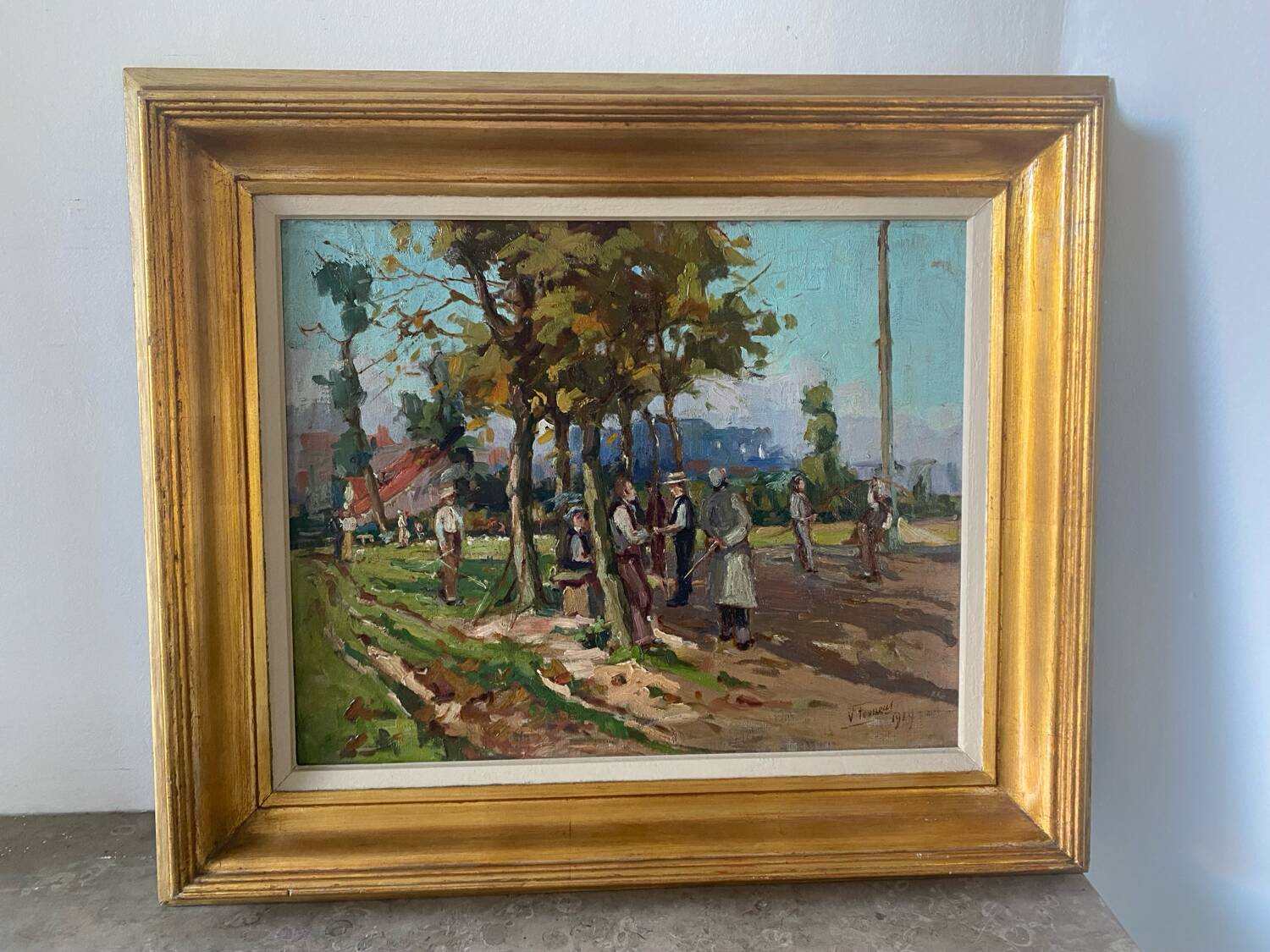 Village festival of 1929 signed