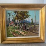 Village festival of 1929 signed