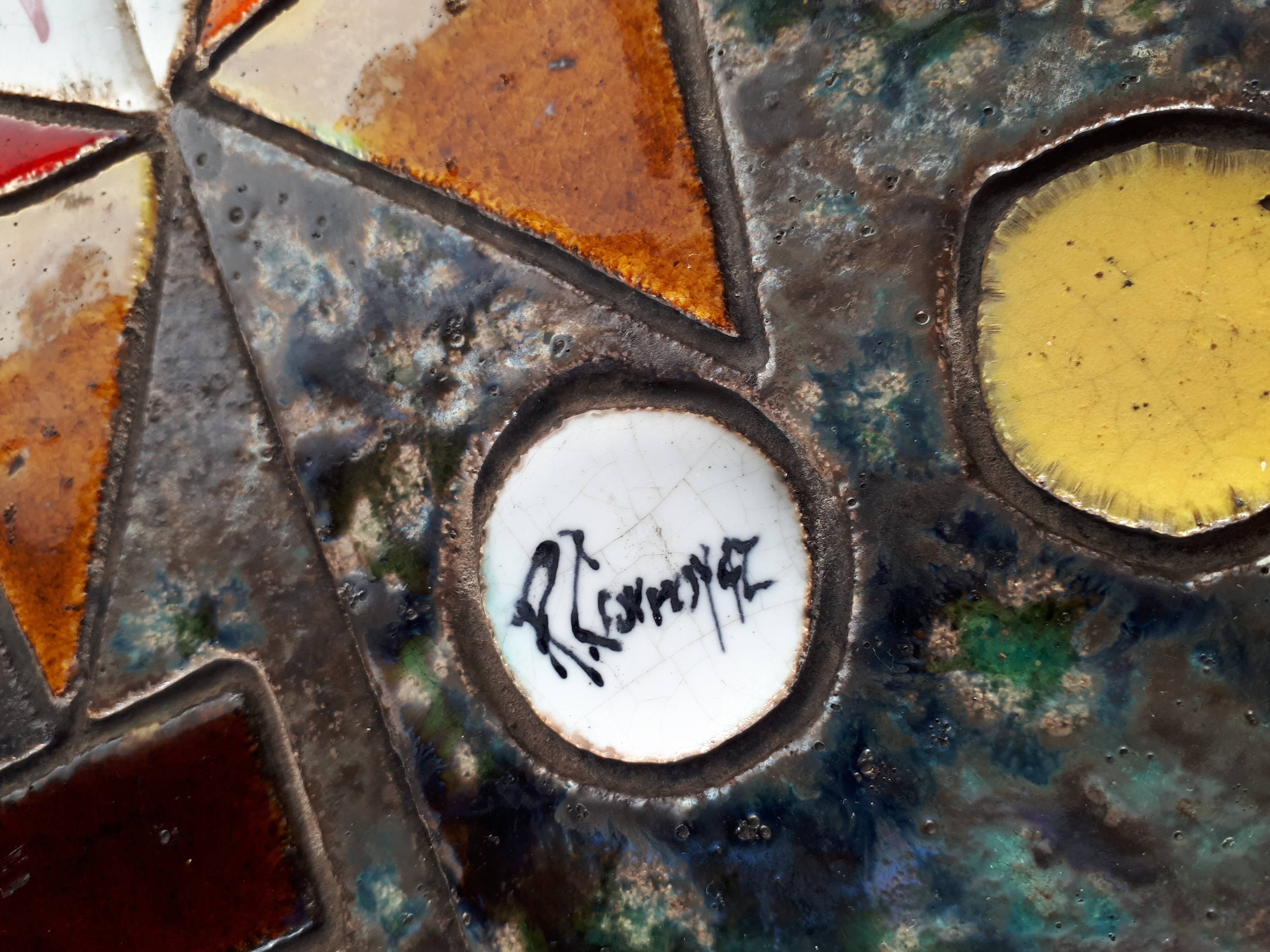 Ceramic coffee table by Corroyez 60