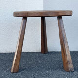 French brutalist tripod stool