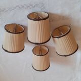 Pair of two-armed wall lights in gilded bronze, Louis XV style, by Lucien Gau.