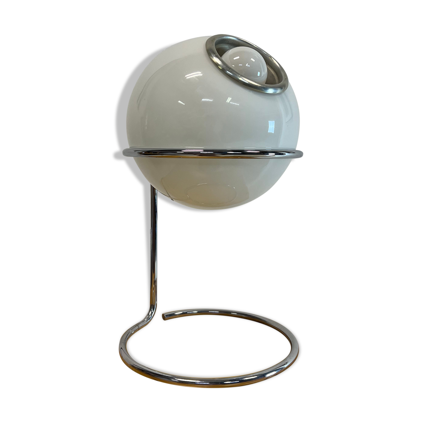 Giotto Stoppino lamp in glass and metal