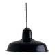 Old enamelled industrial workshop suspension