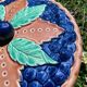 Illusion pie dish blueberry pie