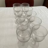 Verres en Crystal vintage