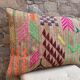 Handmade Moroccan Kilim cushion cover: Bohemian decorative cushion