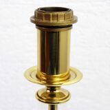 Brass and plexiglass lamp base