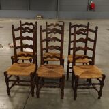 6 high back dining room chairs