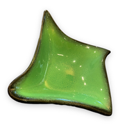 Ceramidi cup in varnished ceramic green and black mordorée