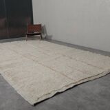 Moroccan ivory rug - Plain cream rug 150/250cm
