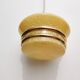 Yellow and gold clichy glass pendant light