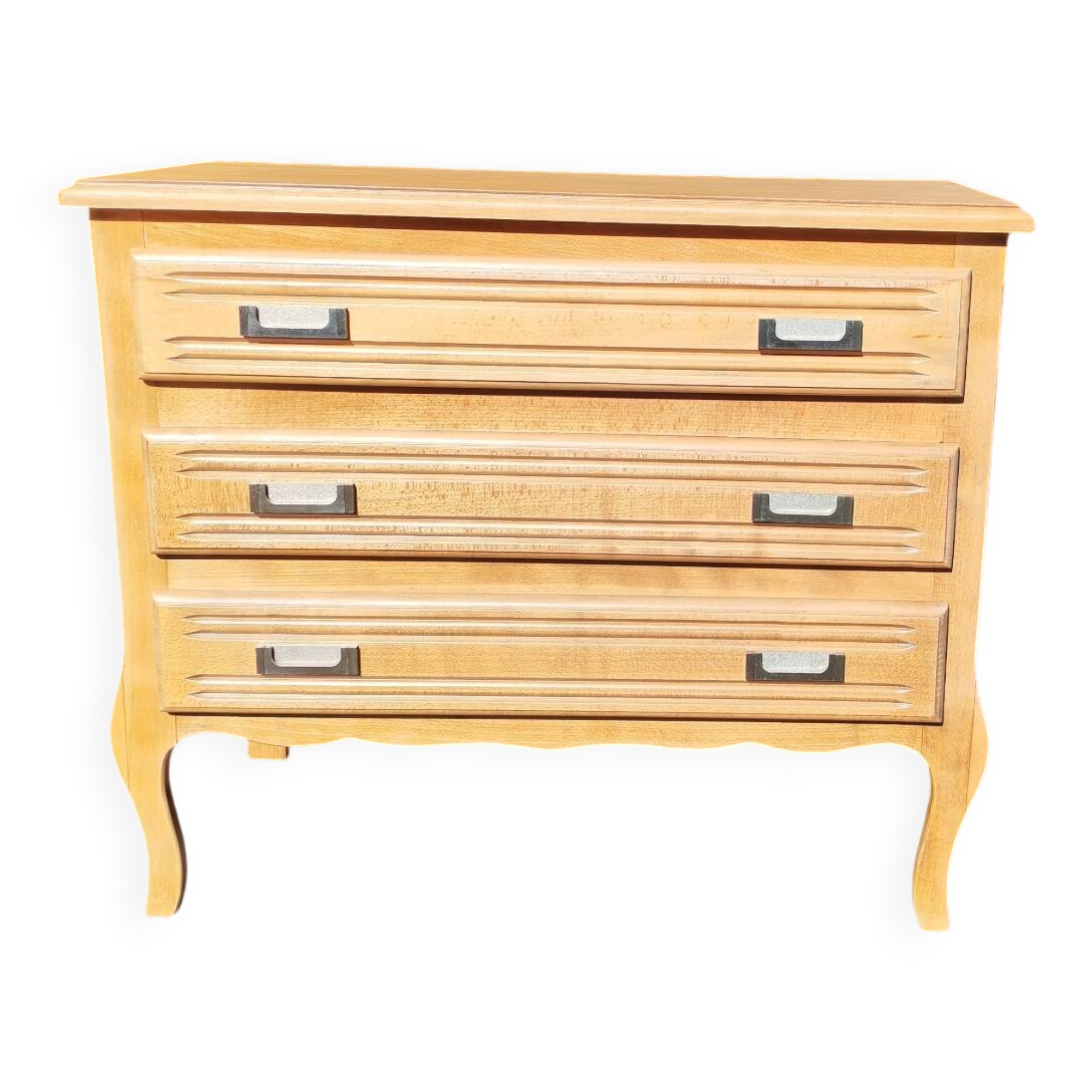 Commode vintage en chêne, rénovée.