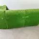Modular green velvet corner sofa, 1970s