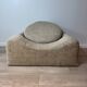 Mid-Century Low Armchair, Original Upholstery,1970s