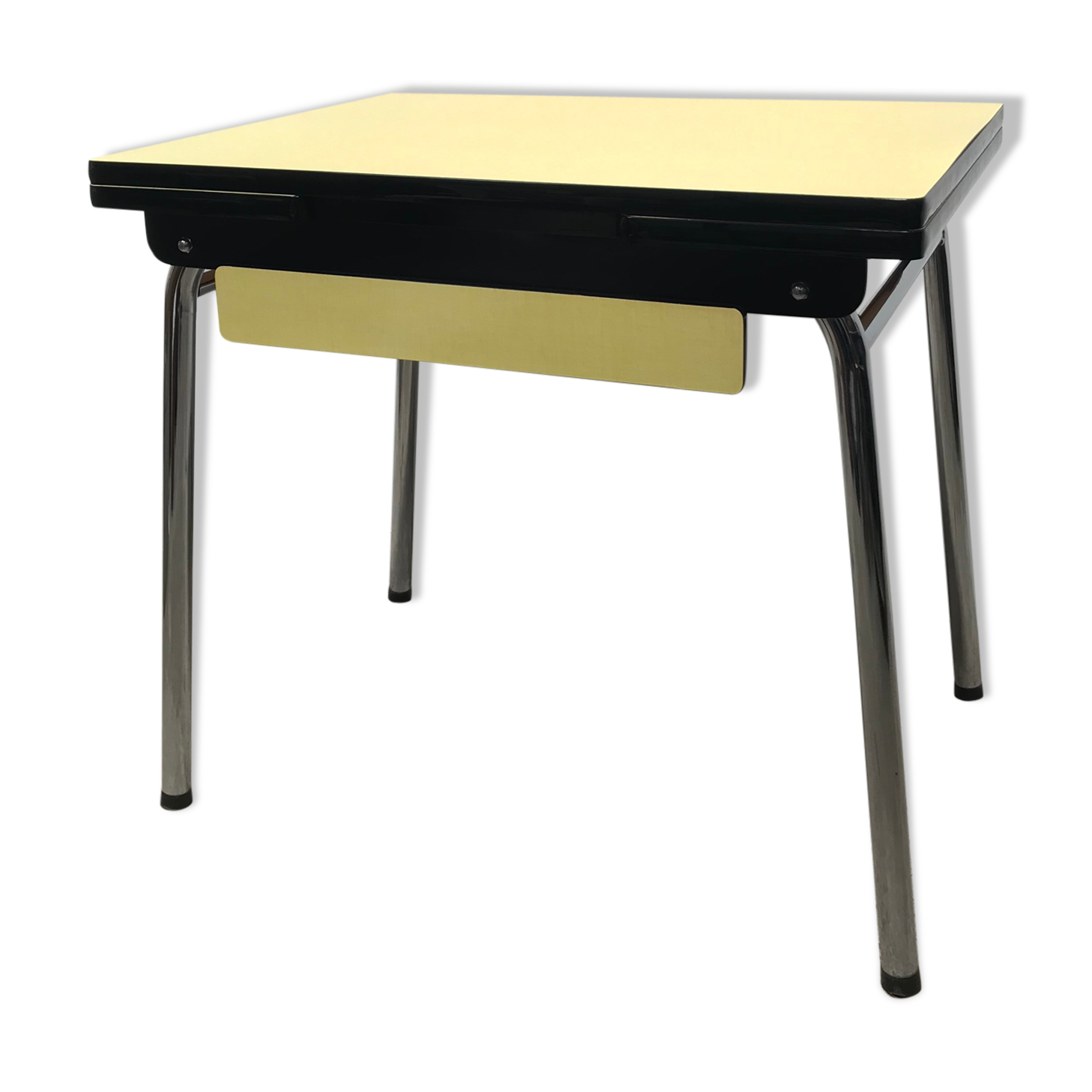 Yellow formica table