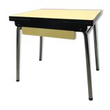 Yellow formica table