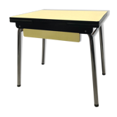 Yellow formica table