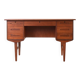 Mid-Century Danish Teak Executive Desk, 1960s.