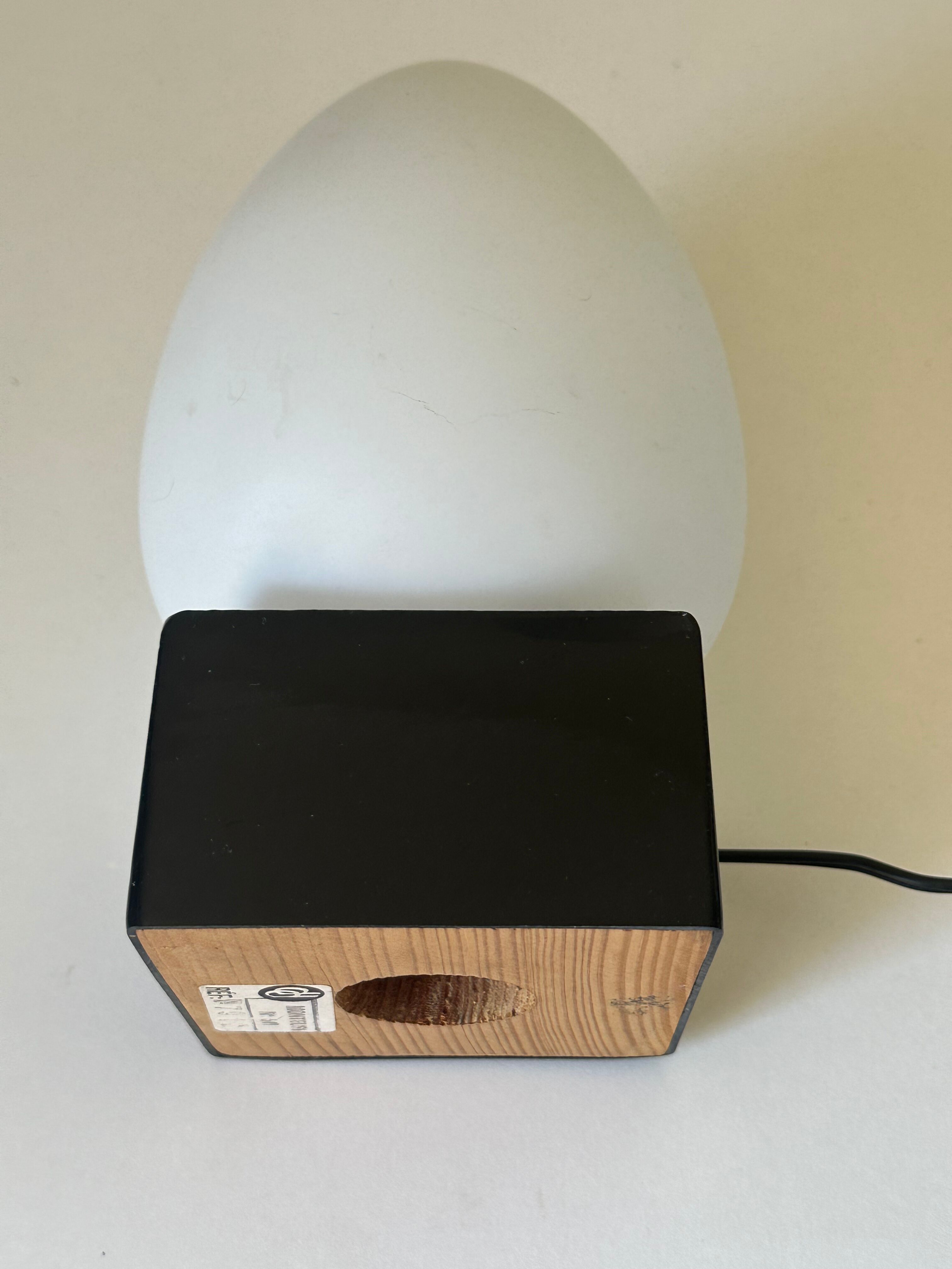 Lamp egg vintage design delmas 70 years