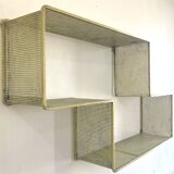 Etagère « Dedal » Mathieu Matégot / vintage 1950 / Jaune