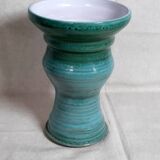 Turquoise ceramic vase Entrevaux