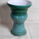 Turquoise ceramic vase Entrevaux