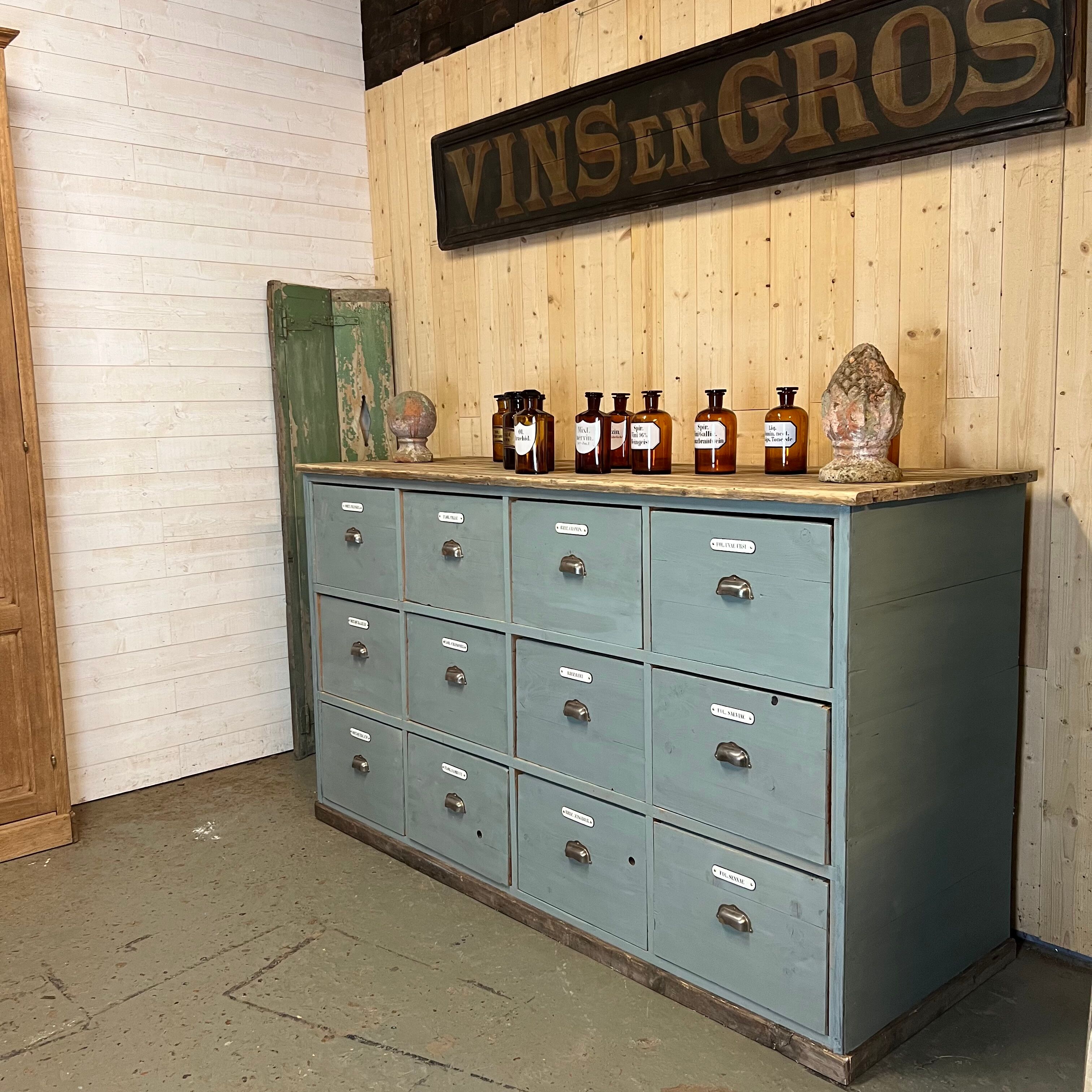 Old apothecary's furniture