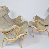 Bruno Mathssons Pernilla Settee avec la chaise de correspondance, Suède, années 1970