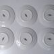 Terre de fer 6 Sarreguemines butterfly dessert plates