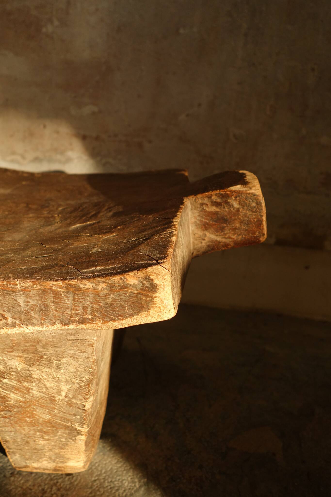 Antique african wooden stool
