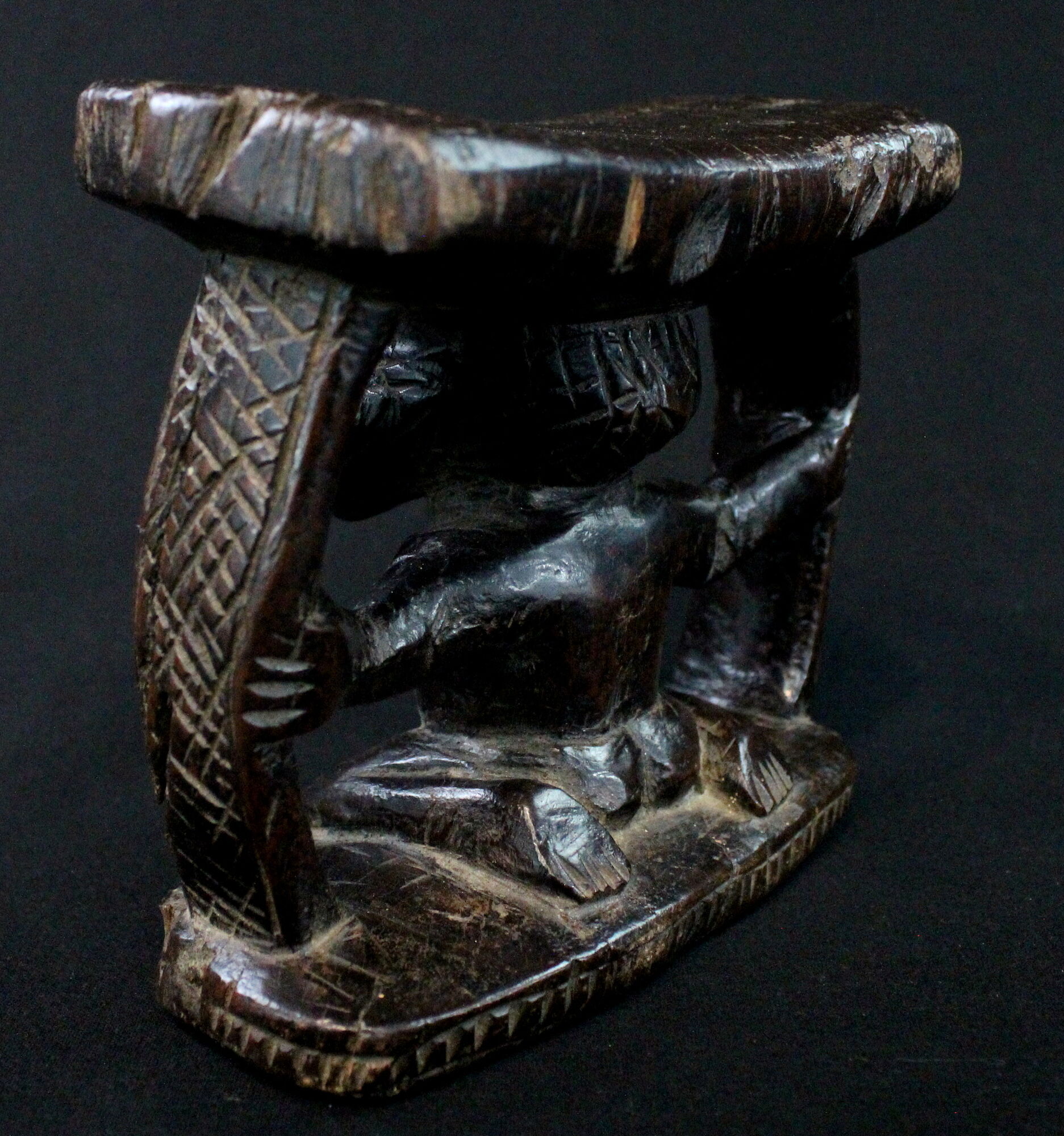 Former neck support ethnic Luba Democratic Republic of Congo