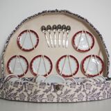 Vintage schirnding coffee service in porcelain, germany, 1970s, set of 21