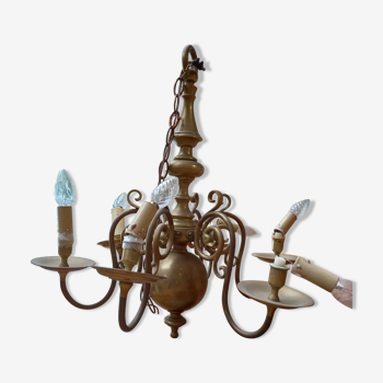 Old Dutch 6-pointed chandelier