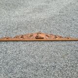 Walnut pediment