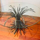 Glass coffee table