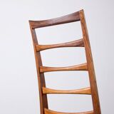 Set of 4 Danish Liz chairs in rosewood by Niels Kofoed, 1960s.