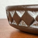 Bowl in modern Danish studio pottery from the mid-century by Frank Keramik, 1960s.