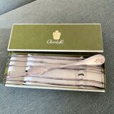 Box of 6 lobster fork picks Christofle pearls.