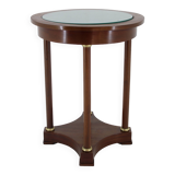 1930s Secession Mahogany Round Side Table