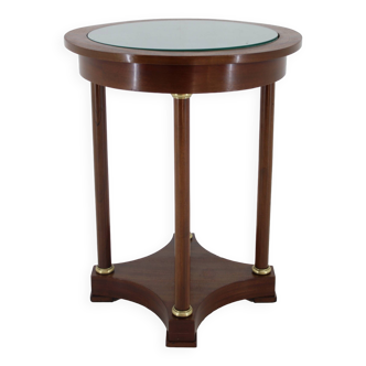 1930s Secession Mahogany Round Side Table